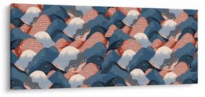 Kép - Hullámok és dombok (120x50 cm)