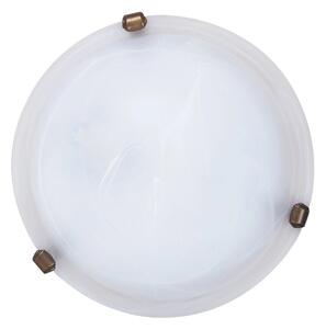 Rábalux 3203 ALABASTRO beltéri mennyezeti lámpa fehér alabástrom üveg színben, E27 foglalattal, IP20 védettséggel, 5 év garanciával ( Rábalux 3203 )
