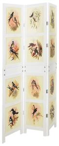 VidaXL Romdivider panel Fehér 212 x 165 cm MDF