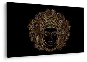Arany Buddha képe (90x60 cm)