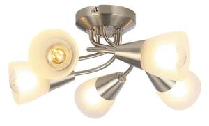 Rábalux 5691 CONNOR beltéri mennyezeti lámpa szatin króm színben, 5db E14 foglalattal, IP20 védettséggel ( Rábalux 5691 )