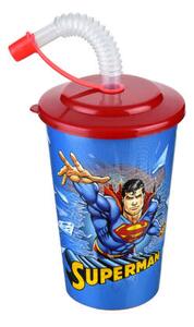 Tuffex Superman pohár szívószálas tetővel TP513-51