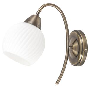 Rábalux 7118 EVANGELINE beltéri fali lámpa antik bronz színben, E14 foglalattal, IP20 védettséggel ( Rábalux 7118 )