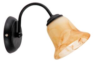 Rábalux 7366 COLETTE beltéri fali lámpa fekete színben, E14 foglalattal, IP20 védettséggel ( Rábalux 7366 )