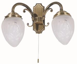 Rábalux 8632 ANNABELLA beltéri fali lámpa bronz színben, 2db E14 foglalattal, IP20 védettséggel ( Rábalux 8632 )