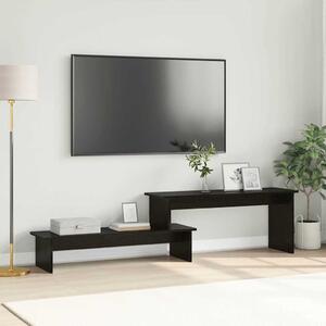TV szekrény Musta tammi 180 x 30 x 43 cm Faanyag