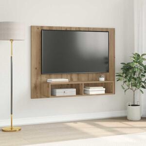 Fali TV Szekrény kézműves tölgy 120 x 23.5 x 90 cm Faanyag