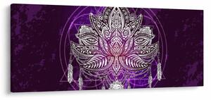 Kép - lótusz (120x50 cm)