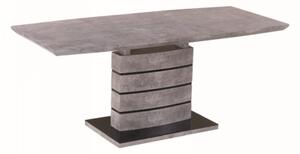 Leonardo bővíthető étkezőasztal beton 140-180cm