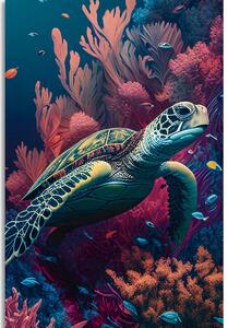 Kép szürreális teknősbéka