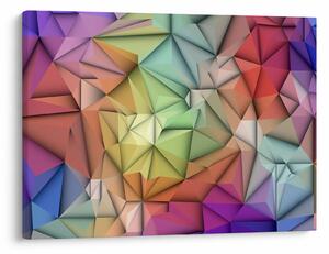 Kép - Sokszögű absztrakció (70x50 cm)