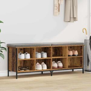 Cipőszekrény Öreg fa 131 x 35 x 50 cm Műszaki fa és vas