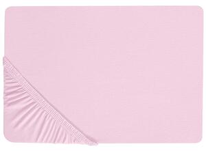 Rózsaszín pamut ágynemű 200 x 200 cm JANBU