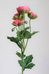 Rózsaszín mű ranunculus 61 cm