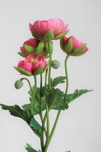 Rózsaszín mű ranunculus 61 cm