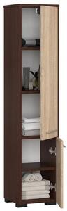 Fürdőszoba szekrény FIN 2D - wenge/sonoma tölgy