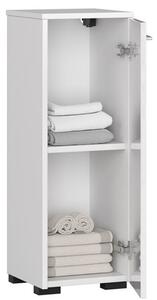Fürdőszoba szekrény FIN S30 - fehér/fényes fehér