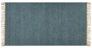 Kék jutaszőnyeg 80 x 150 cm LUNIA
