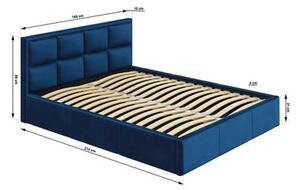 Kárpitozott ágy OTTO mérete 140x200 cm Sötétszürke