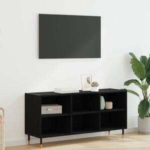 TV szekrény Fekete tölgy 103,5 x 30 x 50 cm Faanyag