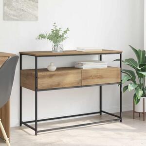 Konzolasztal fiókkal Artisan tölgy 100 x 40 x 75 cm Faanyag