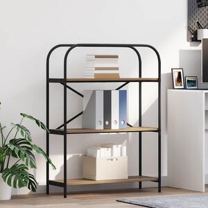 Könyvespolc kézműves tölgy 80 x 30 x 109 cm Faanyag