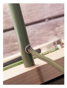 Zöld-natúr színű asztali lámpa fém búrával (magasság 40 cm) Cambridge – it's about RoMi