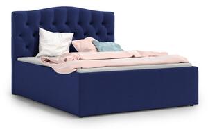 RIVA Kárpitozott ágy 160x200 cm Világos szürke