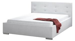 DAKOTA kárpitozott ágy (fehér) 180x200 cm