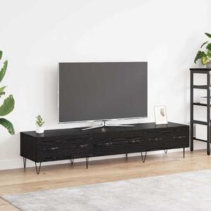 TV szekrény fiókkal Musta tammi 150 x 36 x 30 cm Faanyag