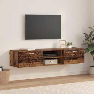 TV szekrény fiókkal polcokkal Régi fa 150 x 39 x 30 cm Faanyag