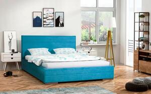 MONIKA kárpitozott ágy (kék)160x200 cm