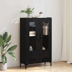 Magasfiú fiókkal Fekete tölgy 69,5 x 31 x 115 cm Faanyag