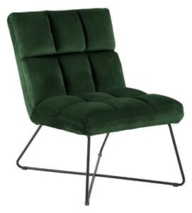 Fotel Norsica 370, Kárpit, 90x62x86cm, Zöld, Fekete