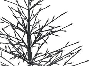 Fekete Kültéri Karácsonyfa Világítással 150 cm IKOLA