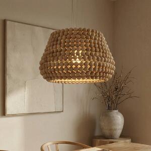 Függőlámpa Lucande, Melori, dimmable, Fa, Nappali, Fa, Skandináv