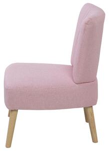 Rózsaszín kárpitozott fotel VAASA