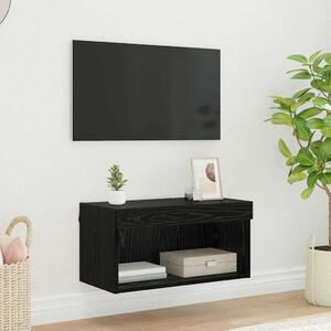 TV szekrény Fekete tölgy 60 x 30 x 30 cm Faanyag