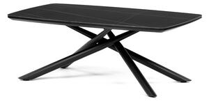 Dohányzóasztal 120 × 70 × 46 cm, szinterezett kerámia, márvány AHG-X7227 BK