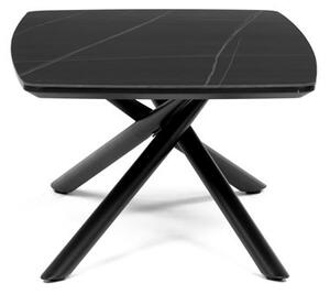 Dohányzóasztal 120 × 70 × 46 cm, szinterezett kerámia, márvány AHG-X7227 BK