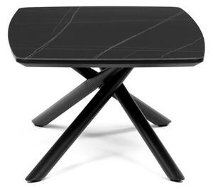 Dohányzóasztal 120 × 70 × 46 cm, szinterezett kerámia, márvány AHG-X7227 BK
