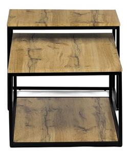 Dohányzóasztal 100 × 50 × 35 cm, MDF, vadtölgy CT-X7123 OAK