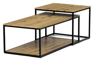 Dohányzóasztal 100 × 50 × 35 cm, MDF, vadtölgy CT-X7123 OAK