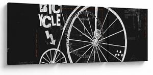 Kép - Velocipede (órával) (90x30 cm)