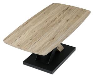 Dohányzóasztal 120 × 60 × 46 cm, MDF, San Remo tölgy CT-W1570 SRE