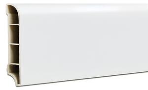 Vinyl SPC padlószegély Snow white 2400x60x12 mm