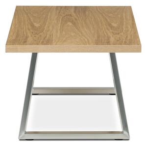 Dohányzóasztal 120 × 60 × 45 cm, furnér, tölgy CT-W1515 OAK