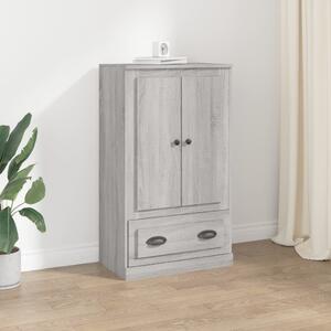 Szürke sonoma szerelt fa magasszekrény 60x35,5x103,5 cm