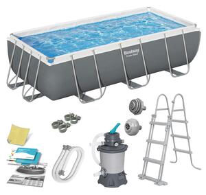 Bestway Keretes kerti medence 404 x 201 x 100 cm 10 az 1-ben 56442 Bestway