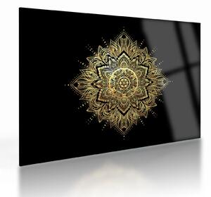 Kép - Mandala gazdagság (üvegen) (70x50 cm)